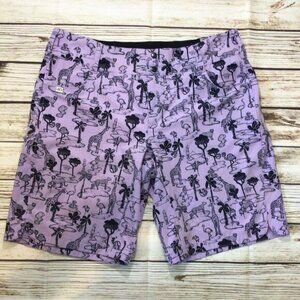 Wild Rye Safari Print Womens Bike Athletic Shorts